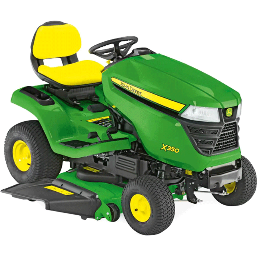 John_Deere_X350_mit_107_cm_Edge_Mulchmaehwerk-2.png john deere rasentraktor x350 ohne mahwerk modell 2025 neu – Image 1
