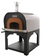 AgriEuro Cibus Inox 1000 – Edelstahl Holzbackofen für draußen – mit Backraum Ø 100 – Backfähigkeit: 6 Pizzen – Image 2