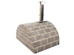 AgriEuro FAMILY STONE – Holzbackofen für den Außenbereich – grau – 4 Pizzen – 80X60 – Image 4