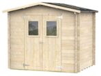 Alce Hobby 248×198 – Gartenhaus aus Holz – Mit Fenstern und Doppelflügeltür – 248x198x217 cm – Image 4