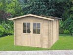 Alce Opera 300×250 – Gerätehaus aus Holz – Mit Fenstern und Doppelflügeltür – 300x250x219 cm – Image 2