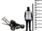 BlackStone SG 420 L ES PRO – Baumstumpffräse – Loncin-Motor 420ccm – Schneidegerät mit 8 Wolframkarbidhämmern – Image 2