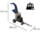 BullMach ZEUS 180 LE – Benzin-Häcksler mit Anhängerkupplung – Loncin 420 cm³ – E-Starter