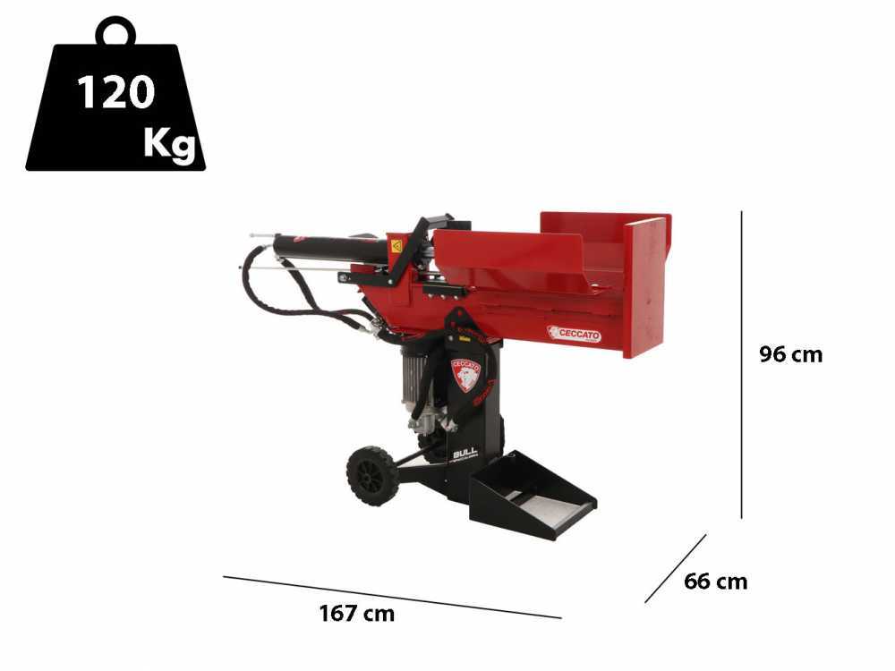 Ceccato SPLE10POLT – Elektrischer dreiphasiger Holzspalter – Multiposition – 10 Tonnen – Image 2