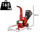 Ceccato Tritone BIG – Benzin-Häcksler mit Anhängerkupplung – Honda Motor GX 390