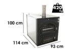 Einbau-Holzbackofen Fontana INC100X65QV