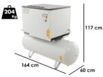 Fiac Light Silver LS 10-270 10 400/50 CE – Schraubenkompressor