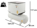 Fiac Light Silver LS 8 270 10 400/50 CE – Schraubenkompressor