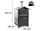Fontana Gusto – Holzbackofen für den Außenbereich 100X65 cm