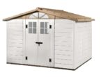 Garofalo Tuscany Evo 280 – Gartenhaus – Mit Fenstern und Doppelflügeltür – 282.5×242.5×225 cm – Image 4