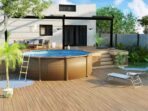 Gre Pacific rund Ø460 x 120 cm – Stahlwandpool – Image 4