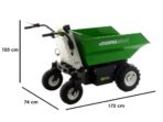 GREENBAY eDUMPER 500-H – Akku-Schubkarre – 48V 32Ah Hydraulische Kippvorrichtung