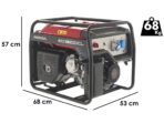 Honda EG 3600 CL – Benzin-Stromerzeuger und AVR-Regelung 3.6 kW – Dauerleistung 3.2 kW – 230V