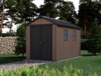 Keter Newton plus 7511/1175 – Gartenhaus – Mit Doppeltür und Fenstern – 230x350x246 cm