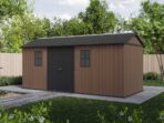 Keter Newton plus 7517/1775 – Gartenhaus – Mit Doppeltür und Fenstern – 230x539x246 cm – Image 2