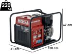 MOSA GE 12000 HZDT – Diesel-Stromerzeuger 9.6 kW – Dauerleistung 8.8 kW – 400V – Hatz Motor 1D90