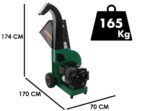 Premium Line BIGCH420 – Häcksler mit Benzinmotor – Loncin G420F – Elektrostarter