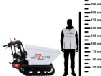 Raumpendumper Seven Italy T500HD GX-E – Hydraulische Dumper-Mulde – Tragfähigkeit 500 kg – Image 2