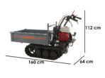Raupendumper Wortex SFH 300 – Ausziehbarer Kasten – Tragfähigkeit 300 kg