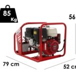 Tecnogen H8000 TE/A – Benzin-Stromerzeuger 6 kW mit AVR-Regelung – Dauerleistung 5.4 kW – 400V + ATS