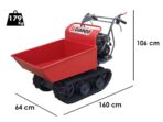 Zanon BC 90 Cingo – Häcksler mit Raupenantrieb und Motorschubkarre – Motor Honda GX390 – Image 2